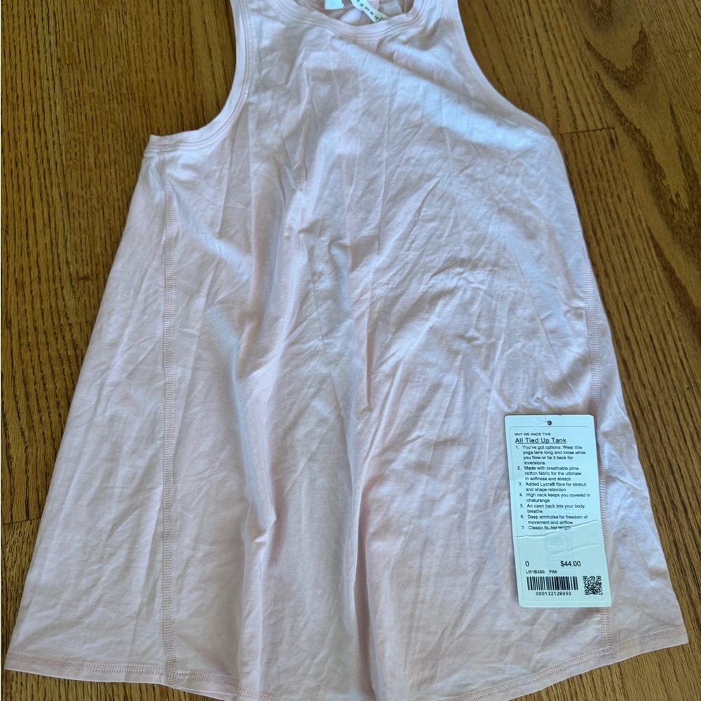 Lululemon Athletica Pink Halter Sleeveless Tank Top Casual